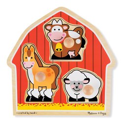 Melissa&Doug® - Puzzle z uchwytami duże– Stodoła