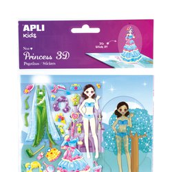 Naklejki 3D Księżniczka Apli Kids - Noa