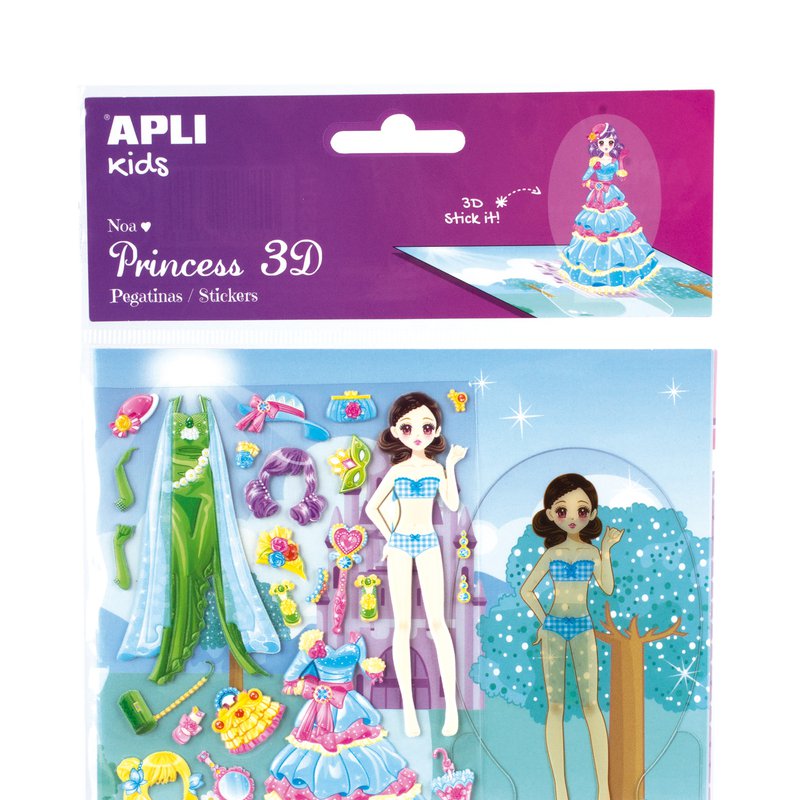 Naklejki 3D Księżniczka Apli Kids - Noa