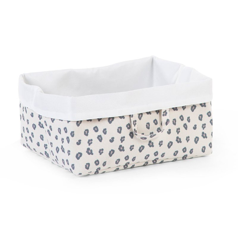 CHILDHOME - Pudełko płócienne 40 x 32 x 20 cm Leopard