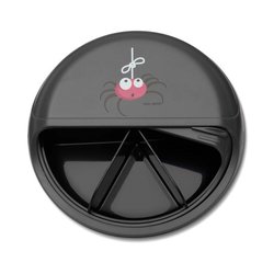 Carl Oscar Rotable SnackDISC™ 5 komorowy obrotowy pojemnik na przekąski Grey - Spider CARL OSCAR