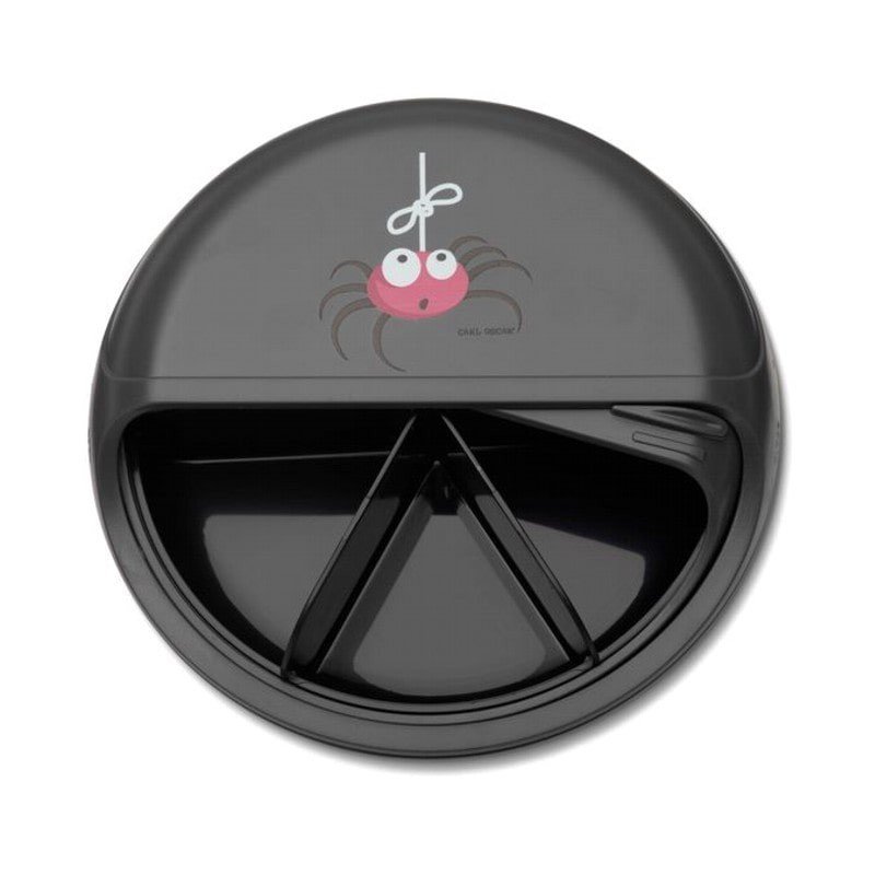 Carl Oscar Rotable SnackDISC™ 5 komorowy obrotowy pojemnik na przekąski Grey - Spider CARL OSCAR