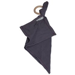 Hi Little One - Przytulanka dou dou z gryzakiem cozy muslin with wood teether Iron