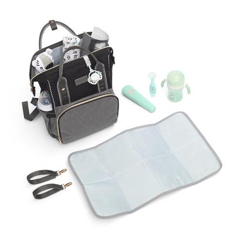 BABYONO - 1424/01 Plecak dla mamy - torba do wózka BASIC OSLO STYLE