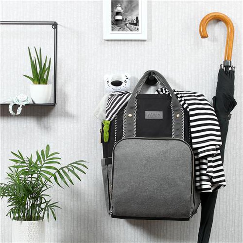 BABYONO - 1424/01 Plecak dla mamy - torba do wózka BASIC OSLO STYLE