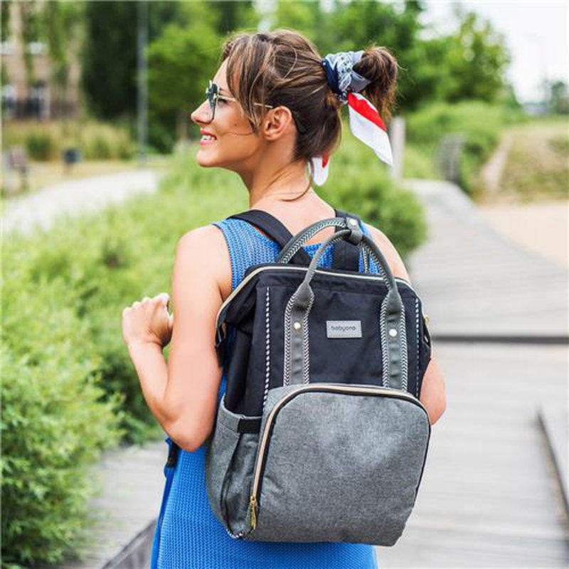 BABYONO - 1424/01 Plecak dla mamy - torba do wózka BASIC OSLO STYLE