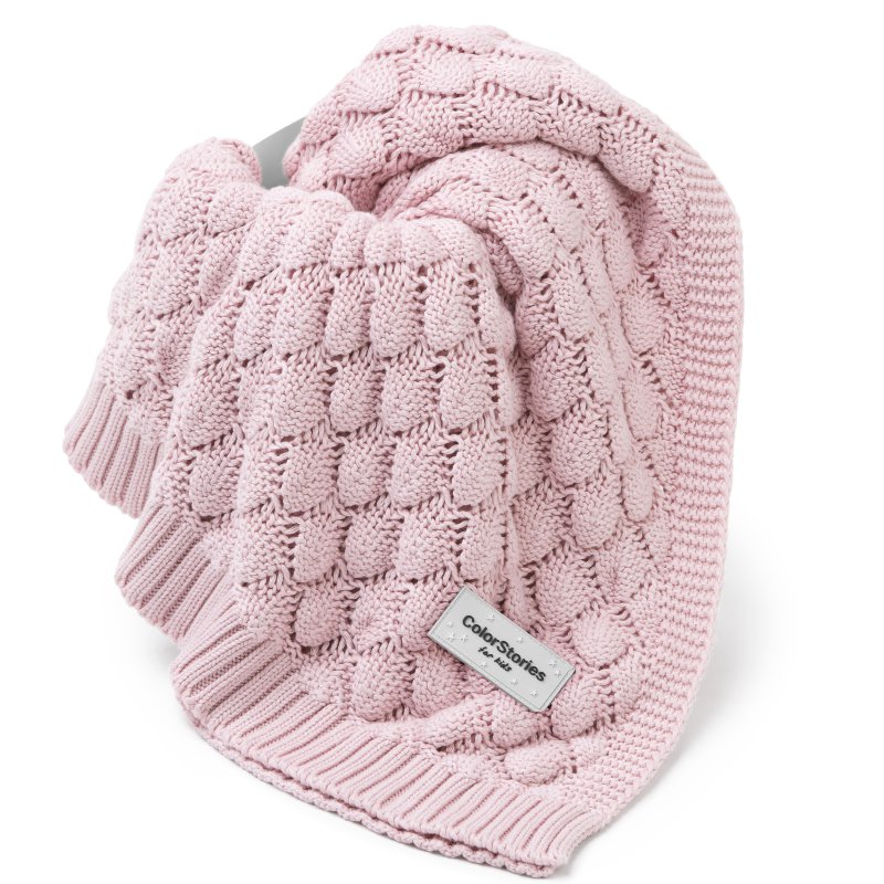 ColorStories - Kocyk Bambusowy soft bamboo Zamglony róż