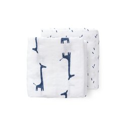 Fresk Pieluszki muślinowe zestaw 2 szt. 70 x 60 cm Żyrafa FRESK