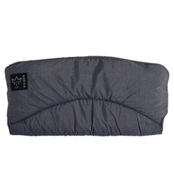 Mufki do wózka, ALASKA MELANGE, czarne, Kaiser