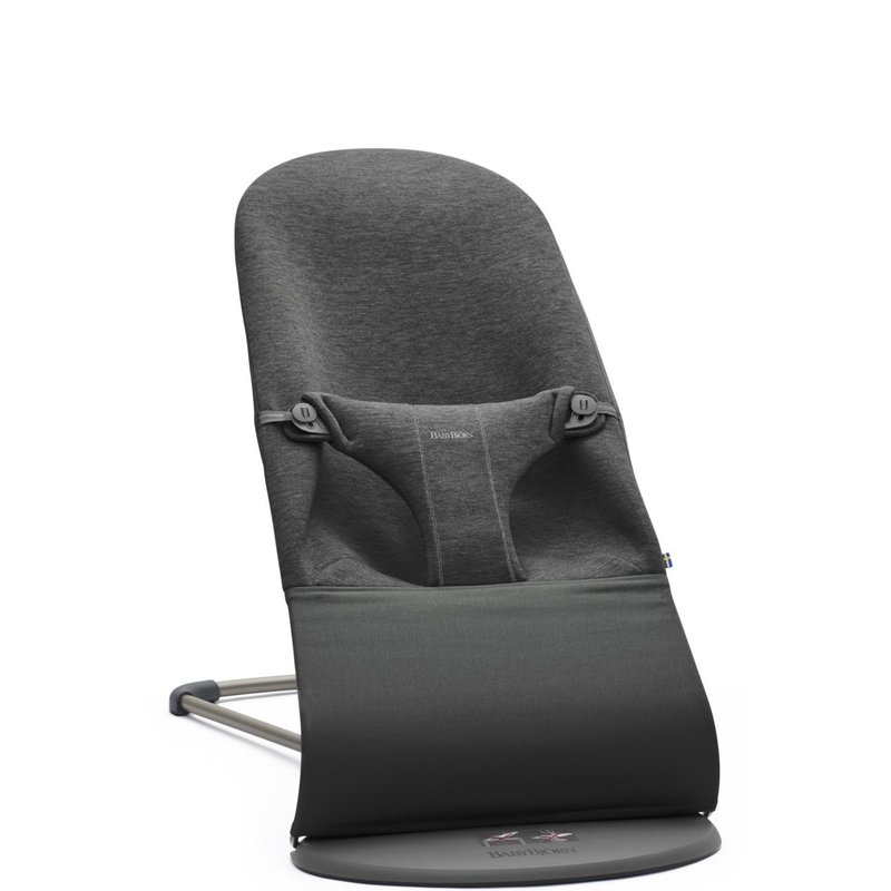 BABYBJORN - leżaczek BLISS 3D Jersey - Ciemny Szary