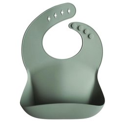 Mushie - śliniak silikonowy Cambridge Blue mushie