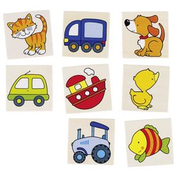 Goki® - Memo układanka Goki dla najmłodszych 16 el.