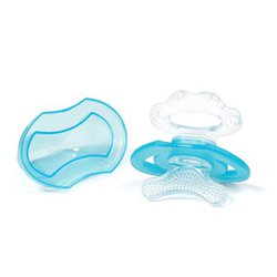 BABYONO - 1008/01 Silikonowy gryzak dla niemowląt NIEBIESKI