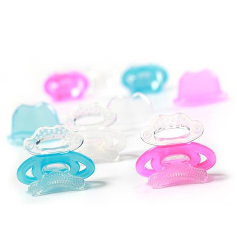 BABYONO - 1008/01 Silikonowy gryzak dla niemowląt NIEBIESKI