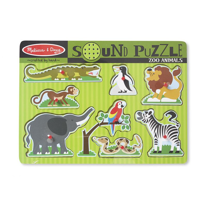Melissa&Doug® - Puzzle dźwiękowe - Zoo