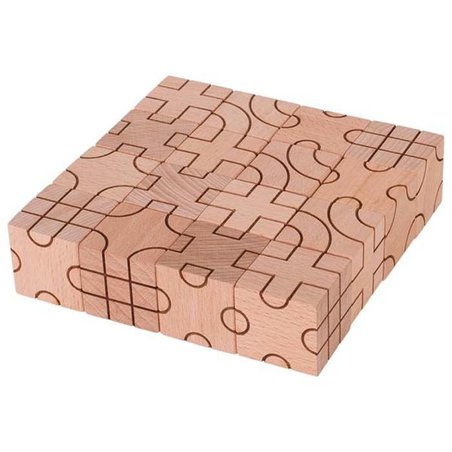 Goki® - Klocki sześcienne geometryczne naturalne Goki Goki® - Klocki sześcienne geometryczne naturalne Goki