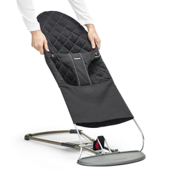 BABYBJORN - poszycie do leżaczka Balance Bliss, Czarny, Cotton