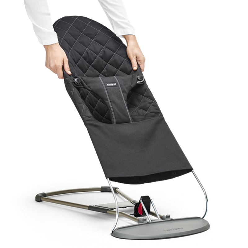 BABYBJORN - poszycie do leżaczka Balance Bliss, Czarny, Cotton