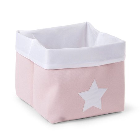 CHILDHOME - Pudełko płócienne 32 x 32 x 29 cm Soft Pink