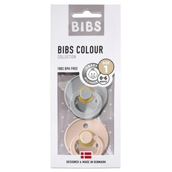 BIBS 2-PACK S BLUSH & CLOUD Smoczek Uspokajający kauczuk Hevea