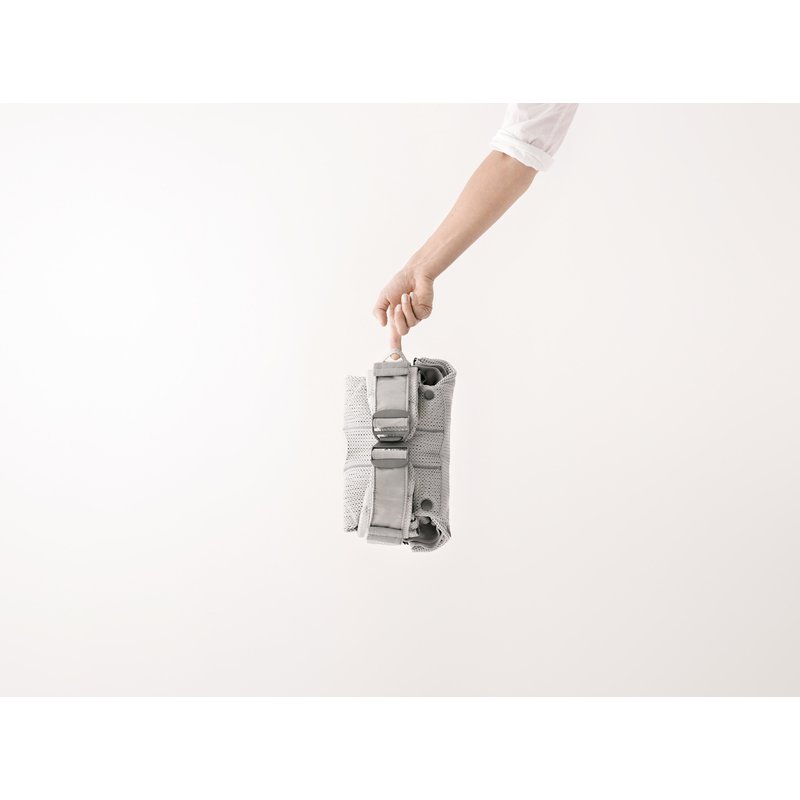 BABYBJORN ONE AIR - nosidełko, Srebrny