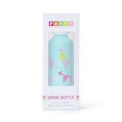 Penny Scallan Design - Bidon miętowo-różowy w ananasy Penny Scallan