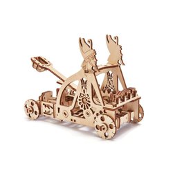 Puzzle mechaniczne 3D Wood Trick katapulta