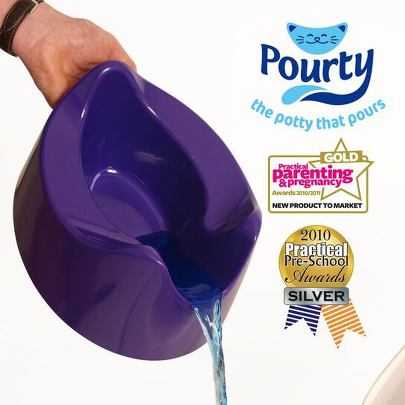 Genialny nocnik Pourty - Fioletowy