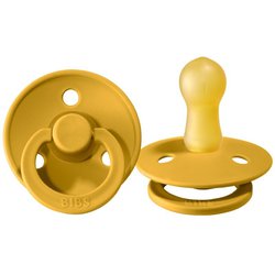 BIBS MUSTARD M Smoczek Uspokajający kauczuk Hevea