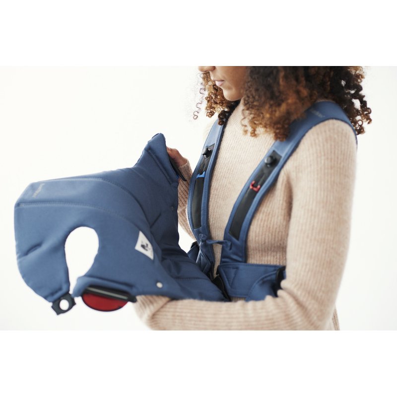 BABYBJORN MINI Cotton – nosidełko, Pudrowy róż
