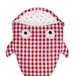 Baby Bites Śpiworek zimowy Shark (1-18 miesięcy) Red Vichy BABY BITES