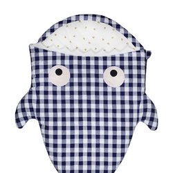 Baby Bites Śpiworek letni Shark (1-18 miesięcy) Blue Vichy BABY BITES