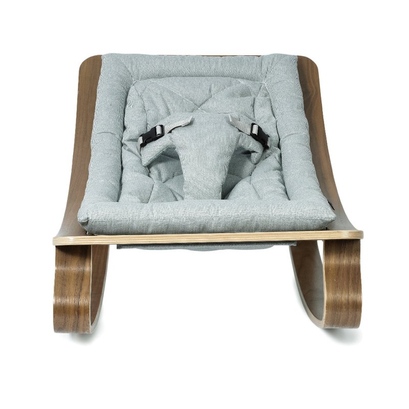 Charlie Crane Leżaczek Levo orzech Aruba Blue CHARLIE CRANE