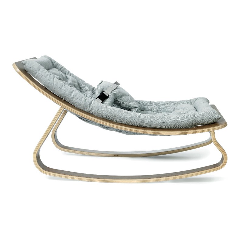 Charlie Crane Leżaczek Levo orzech Aruba Blue CHARLIE CRANE