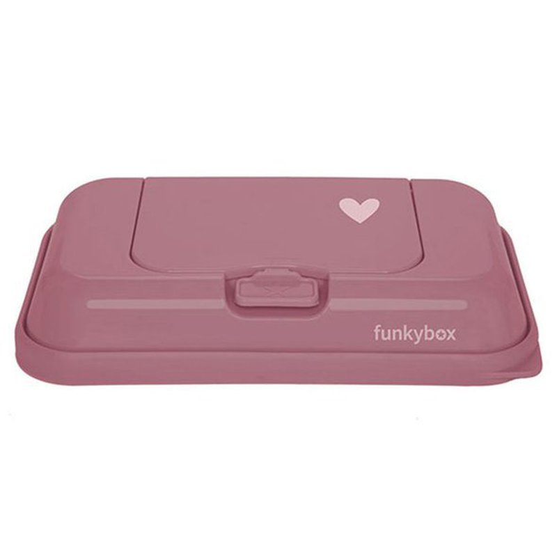 Funkybox - Pojemnik na Chusteczki To Go, Punch Pink Little Heart
