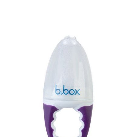 Gryzak z siatką na owoce, fioletowy, b.box Gryzak z siatką na owoce, fioletowy, b.box