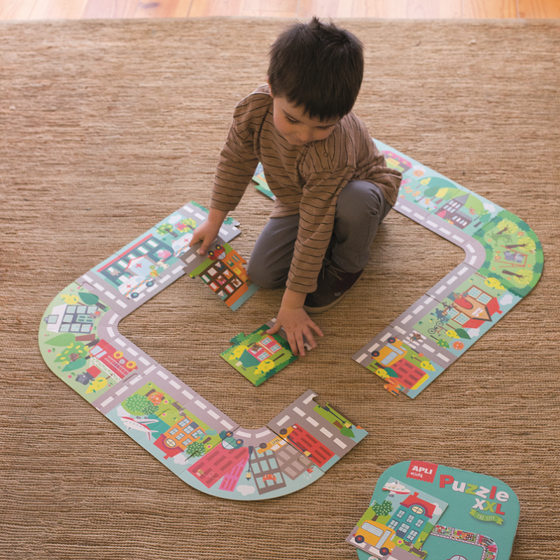 Puzzle XXL Apli Kids - Miasto 3+