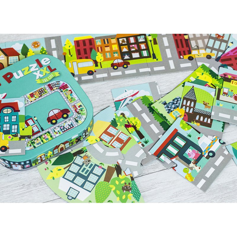 Puzzle XXL Apli Kids - Miasto 3+
