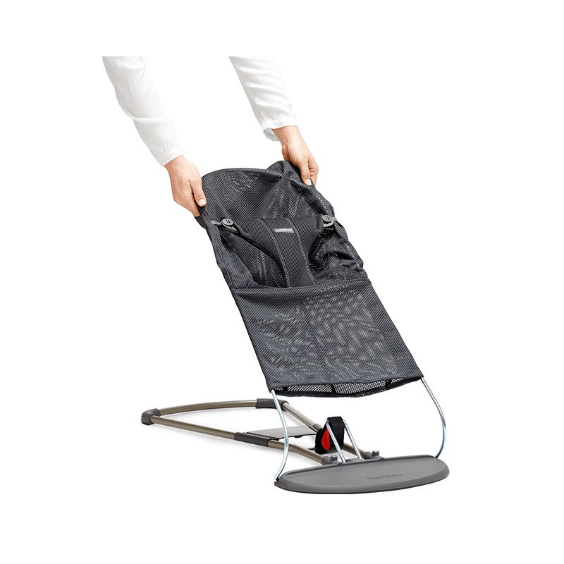 BABYBJORN - poszycie do leżaczka Balance Bliss Antracyt, Mesh