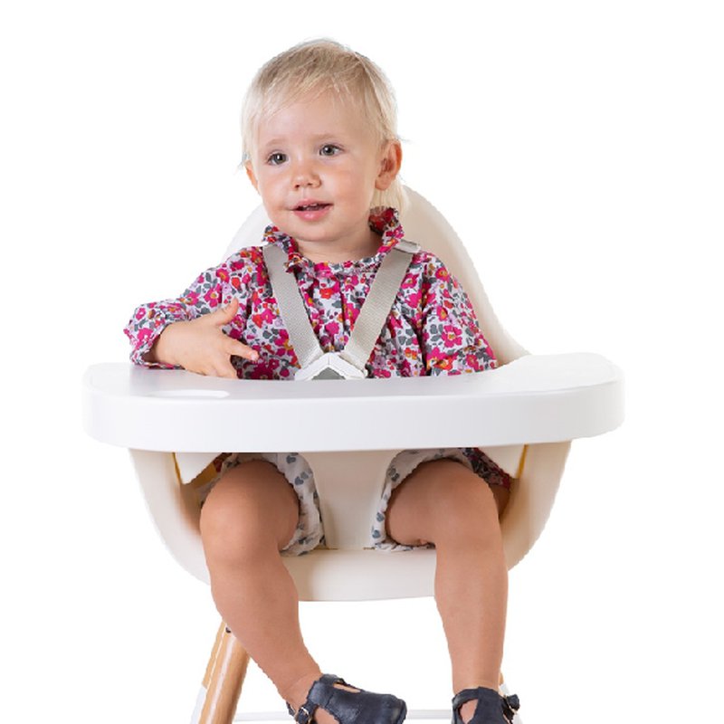 CHILDHOME - Krzesełko do karmienia Evolu 2 Natural/White
