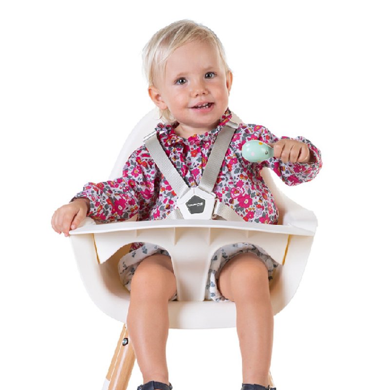 CHILDHOME - Krzesełko do karmienia Evolu 2 Natural/White