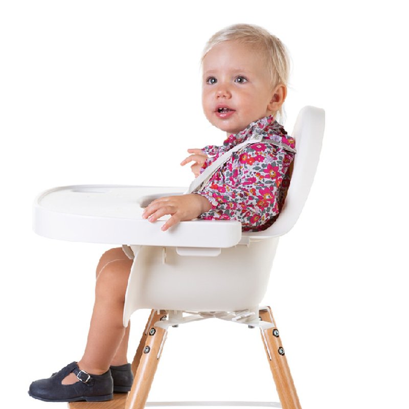 CHILDHOME - Krzesełko do karmienia Evolu 2 Natural/White