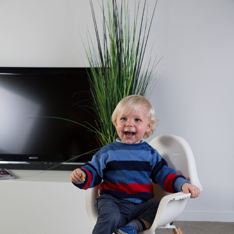 CHILDHOME - Krzesełko do karmienia Evolu 2 Natural/White