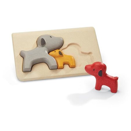 Pieski - Puzzle drewniane, Plan Toys
