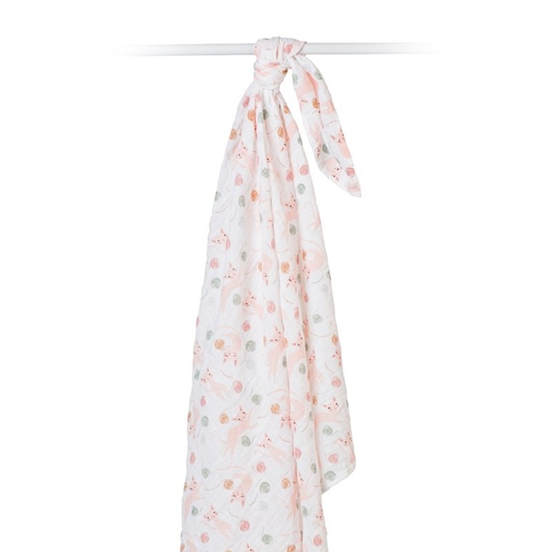 Lulujo Kocyk Muślinowy Modern Kitten