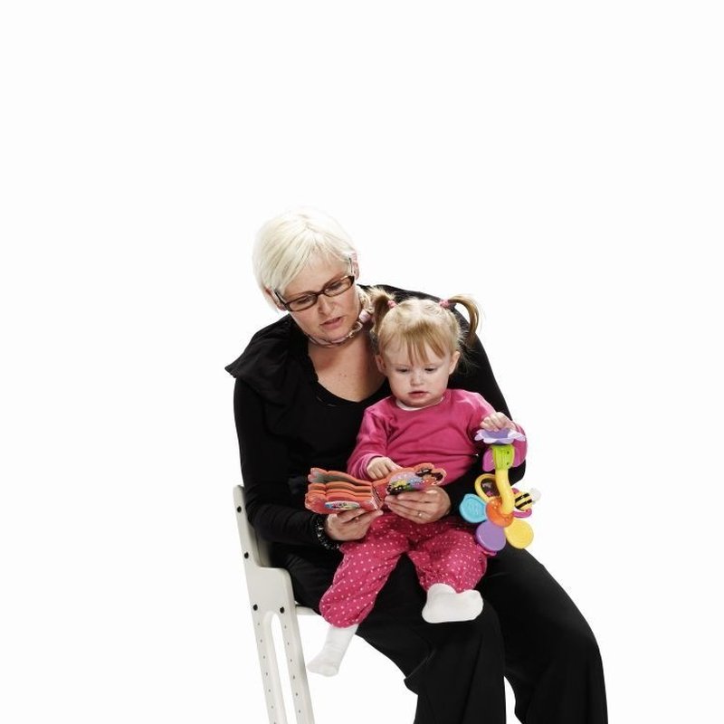 Krzesełko do karmienia Baby Dan DANCHAIR bielone