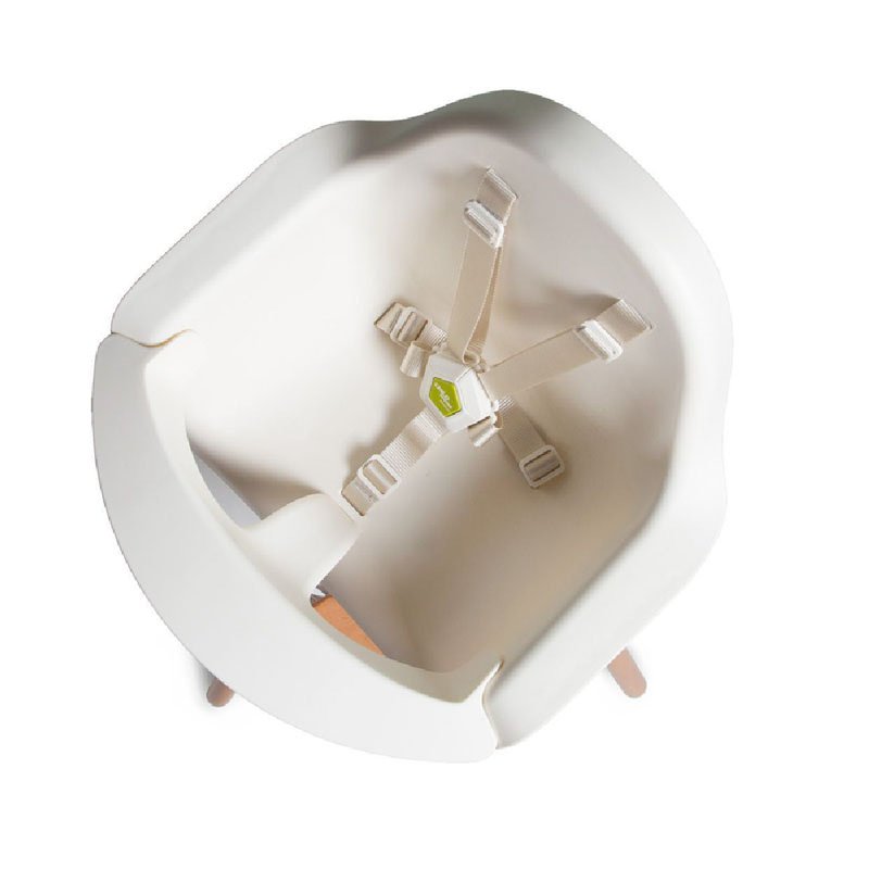 CHILDHOME - Krzesełko do karmienia Evolu 2 ONE.80° Natural/White
