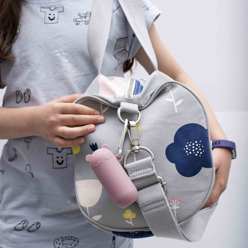 Silikonowa słomka w etui We Might Be Tiny - Yellow