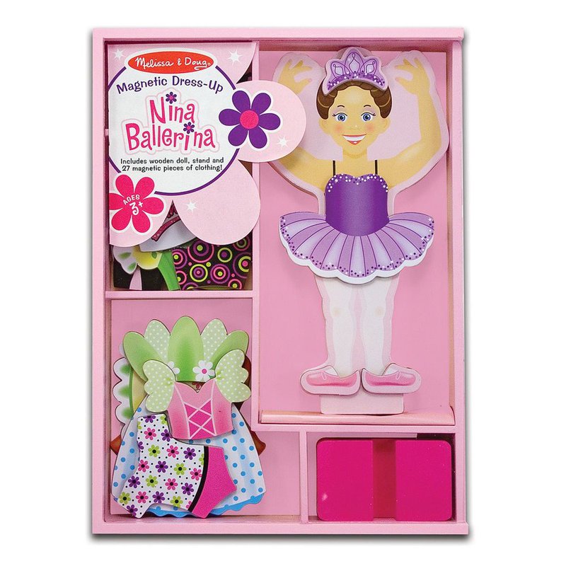 Melissa&Doug® - Ubieranka magnetyczna Nina Ballerina