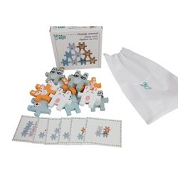 AdamToys - Układanka piramida zwierząt